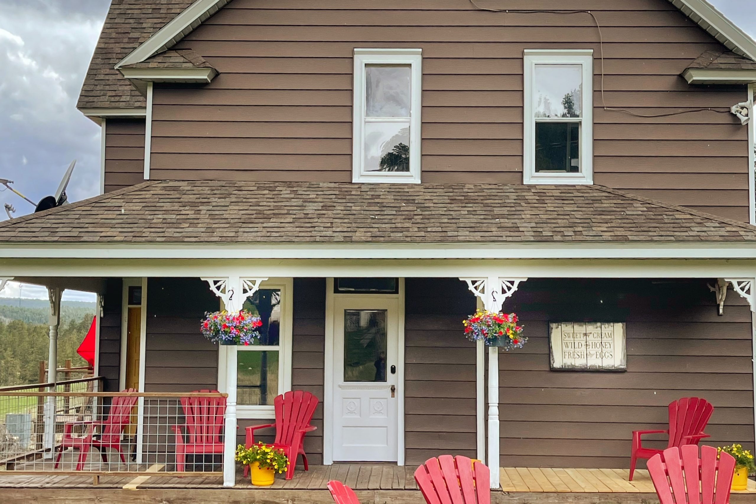 Restored Nemo Farmhouse on Centennial Trail & View