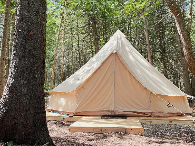 Tiki Hut Yurt at Tiki RV Park