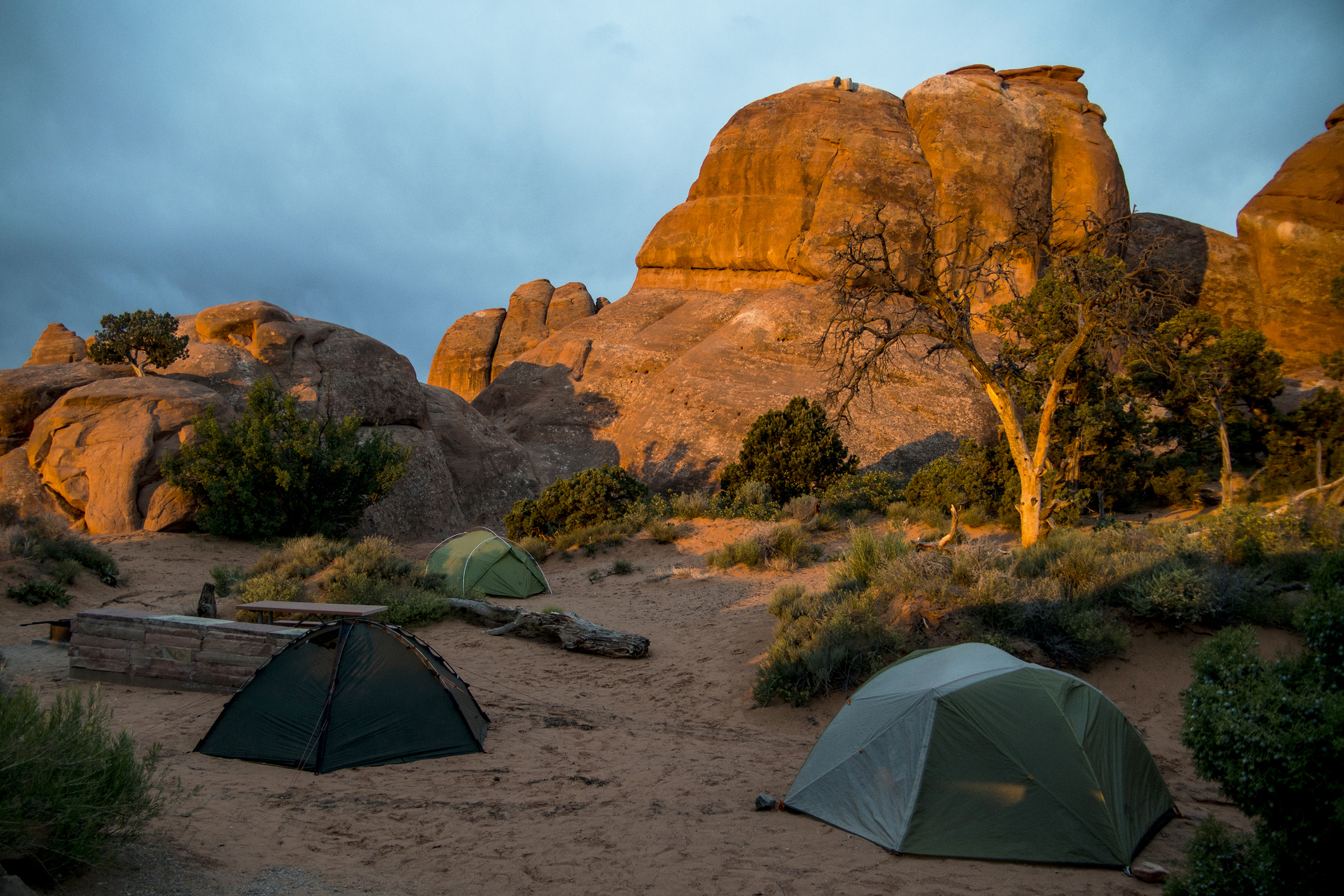 What a cool place to pitch a tent for the night