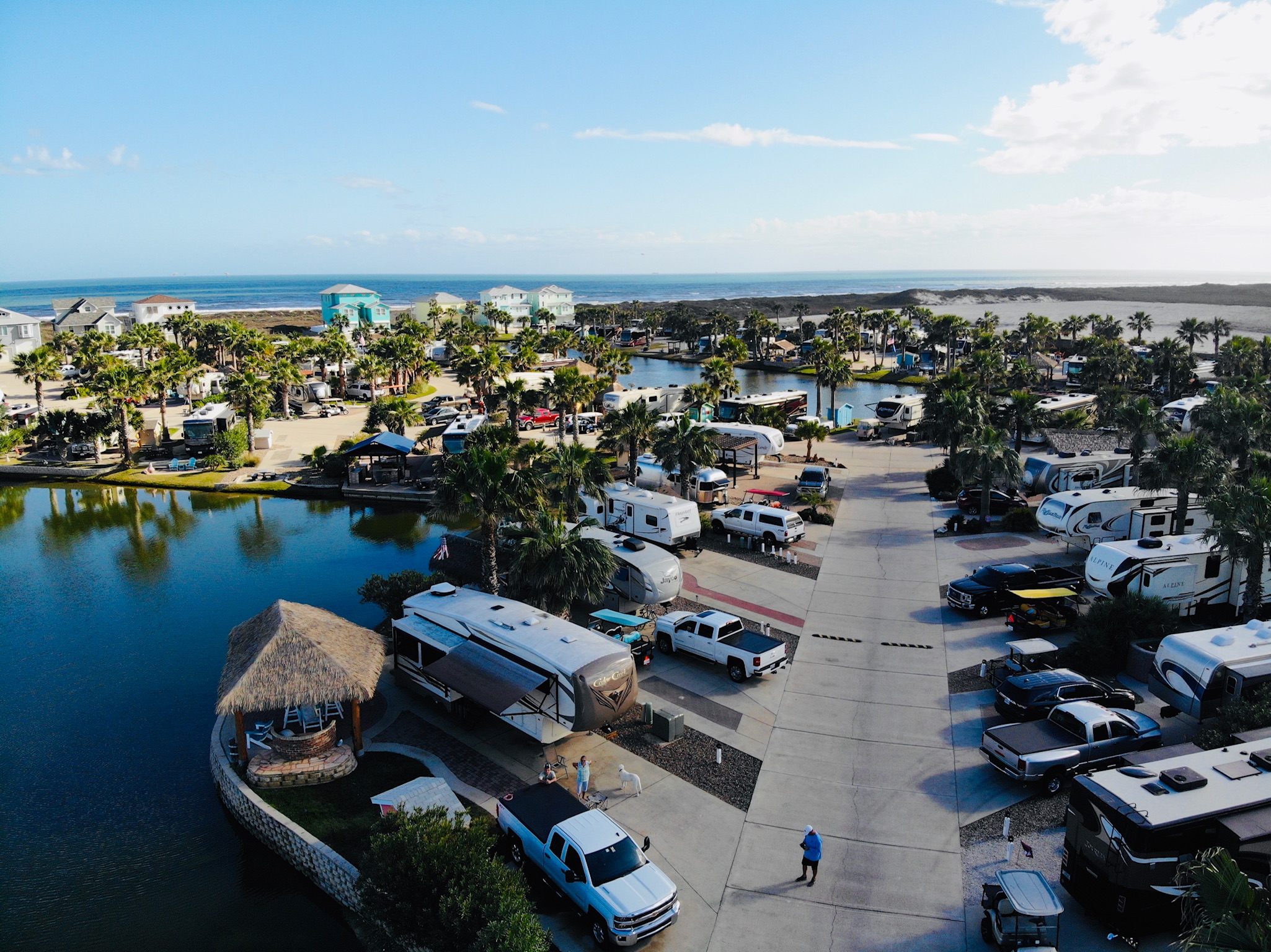 Luxury RV living with easy beach access