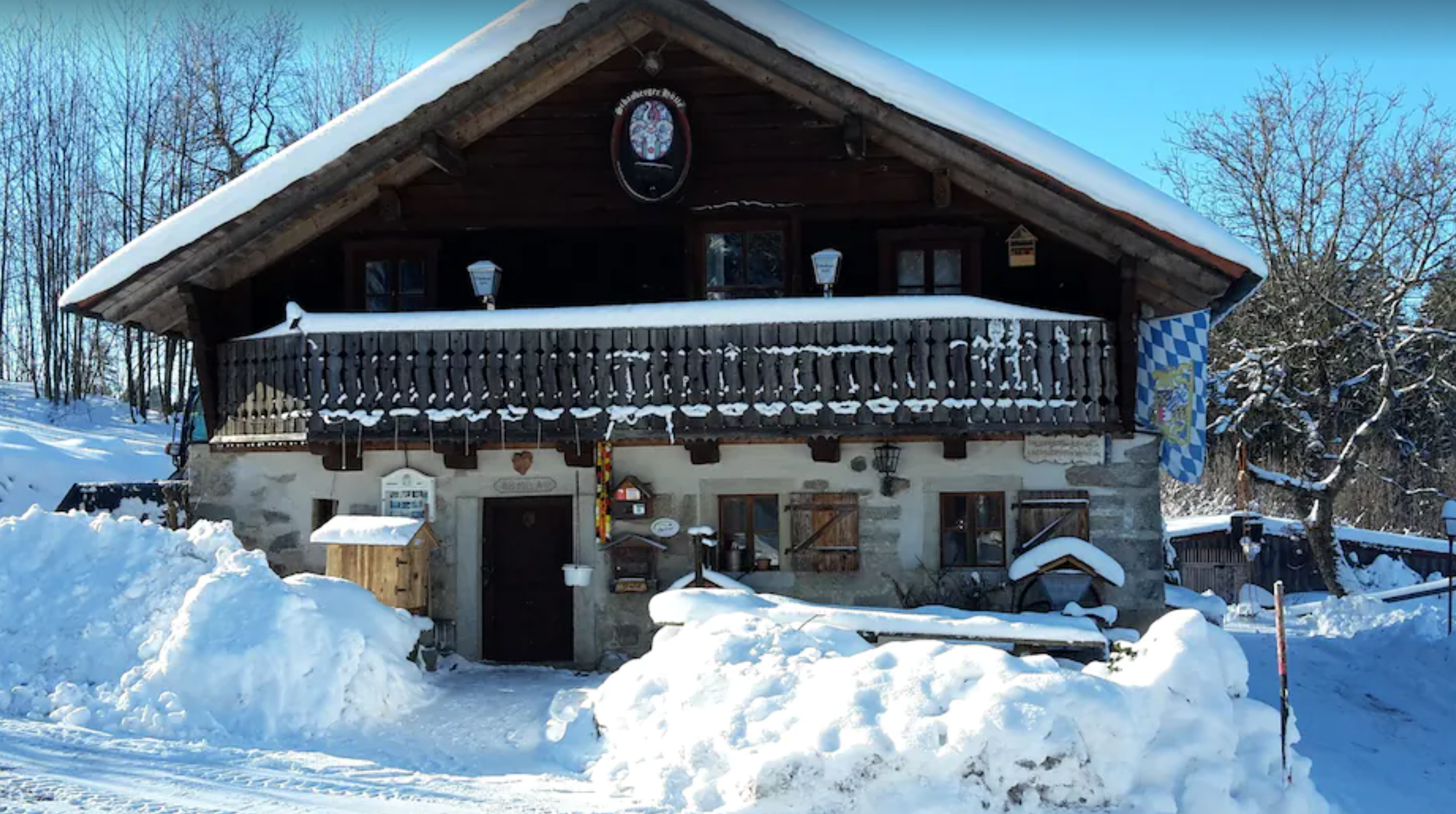 Mountain Hut in a Dream Location