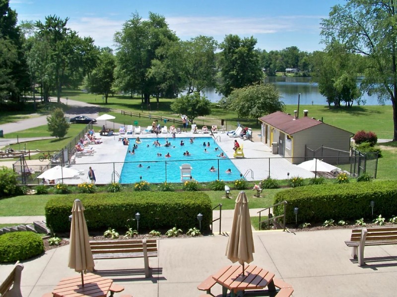 Enjoy a swim and lots of campground amenities