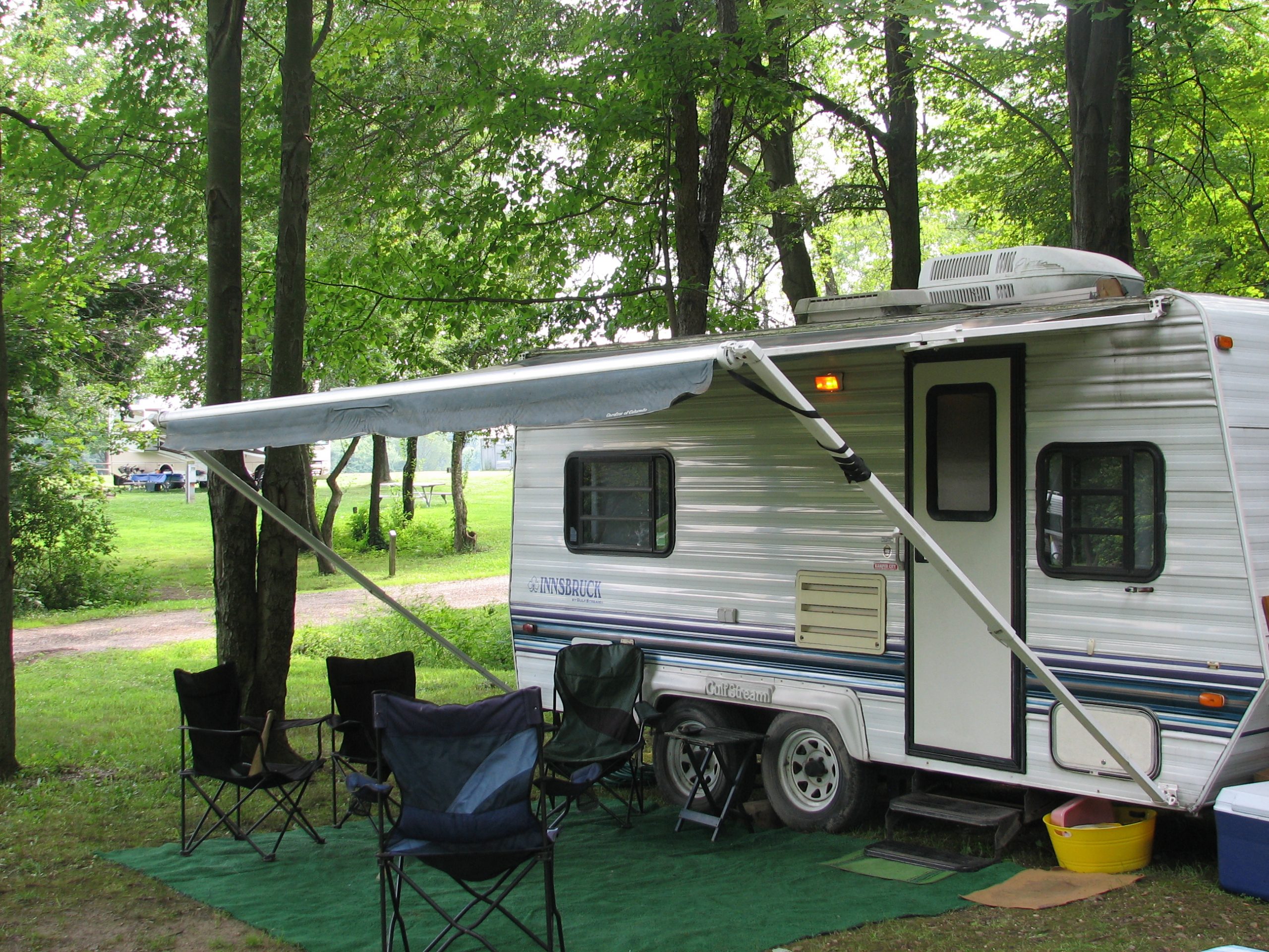 An affordable and shaded place to camp