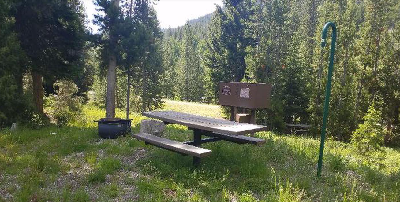 site at Threemile Campground