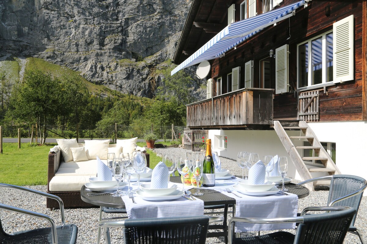 Private Chalet by Trümmelbach Falls in Lauterbrunnen Valley