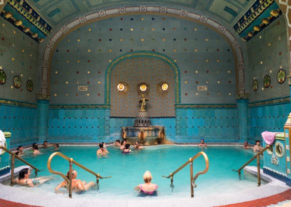 Inside Gellért Baths