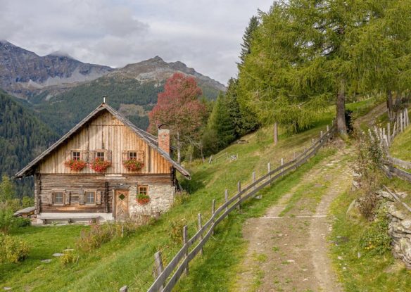 storybook chalet in the mountains