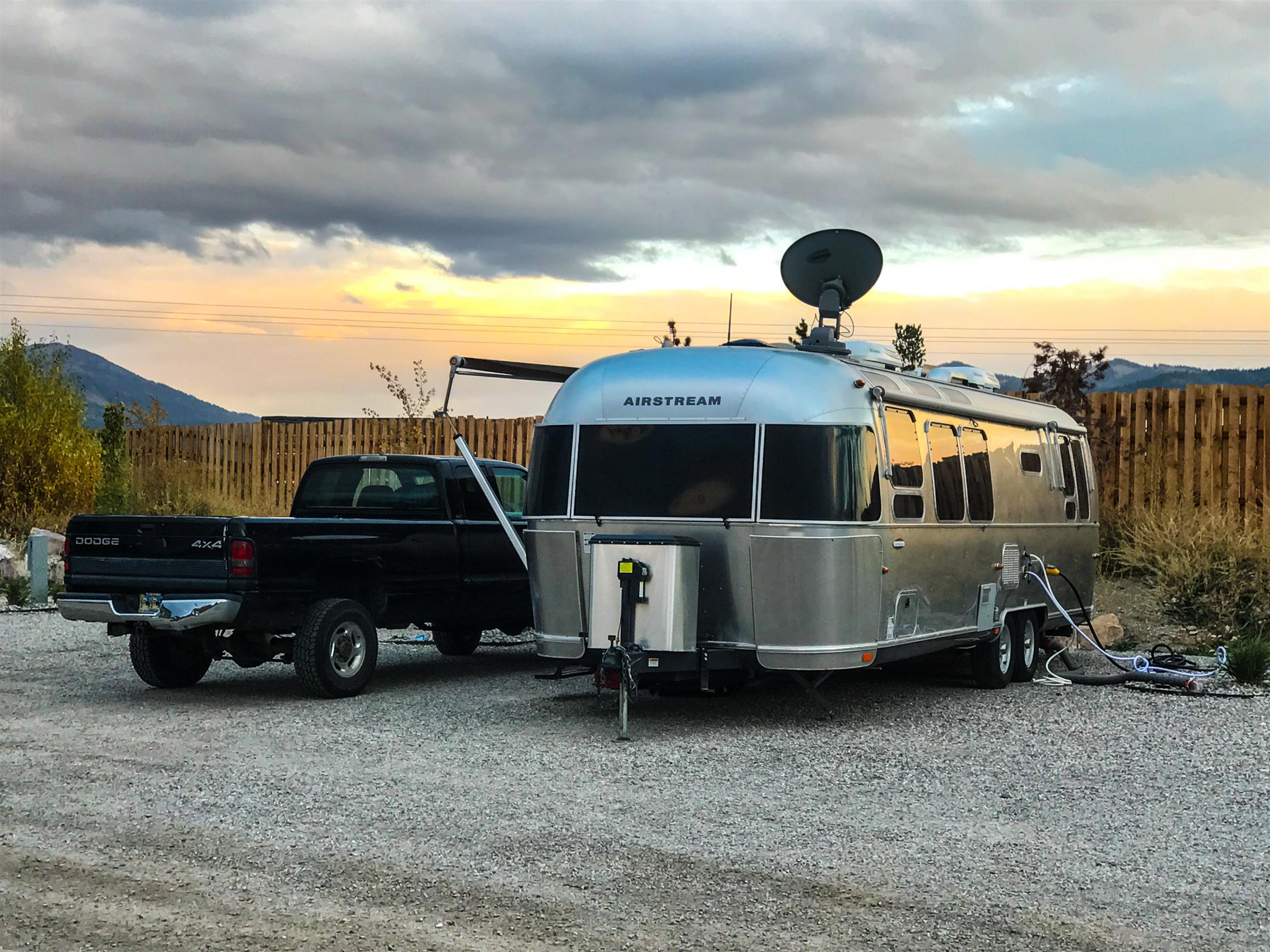 RV site at Teton Valley Resort