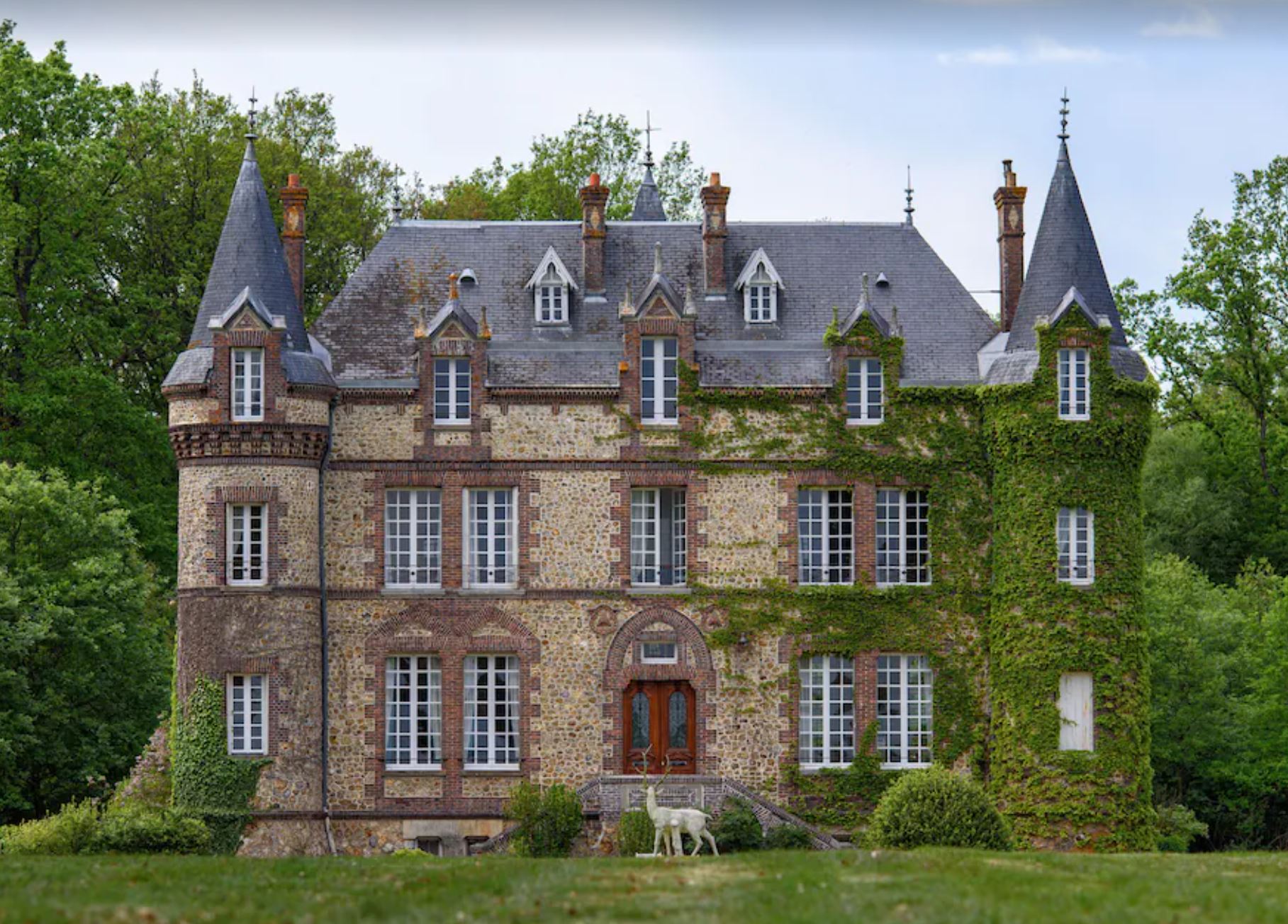 Castle Nestled in the Forest