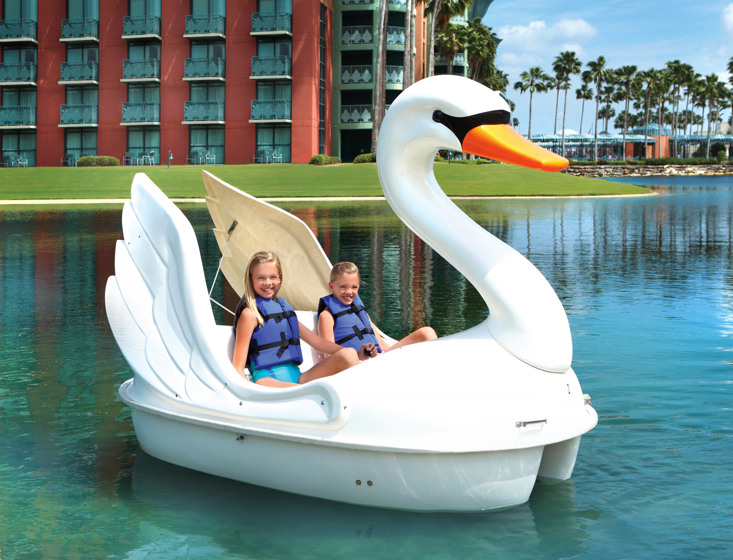 The swan boats are fun to watch and even more fun to pedal.