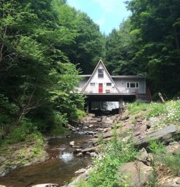 View of home and river