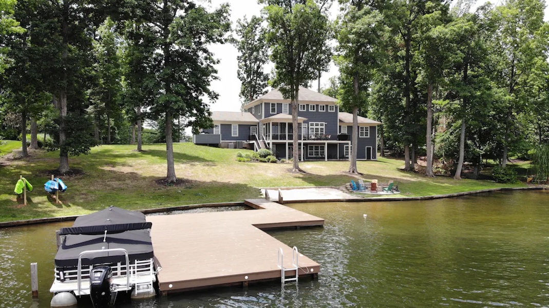 Custom-Built Lakefront Home