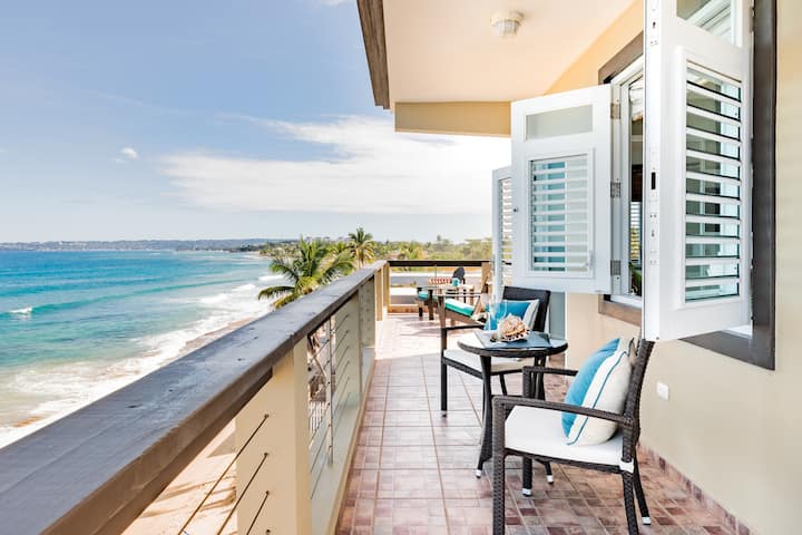 Idyllic Beachfront Penthouse with Private Plunge Pool