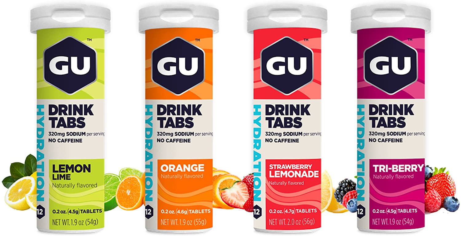 Gu tablets can help you stay hydrated after a long day walking around a theme park.