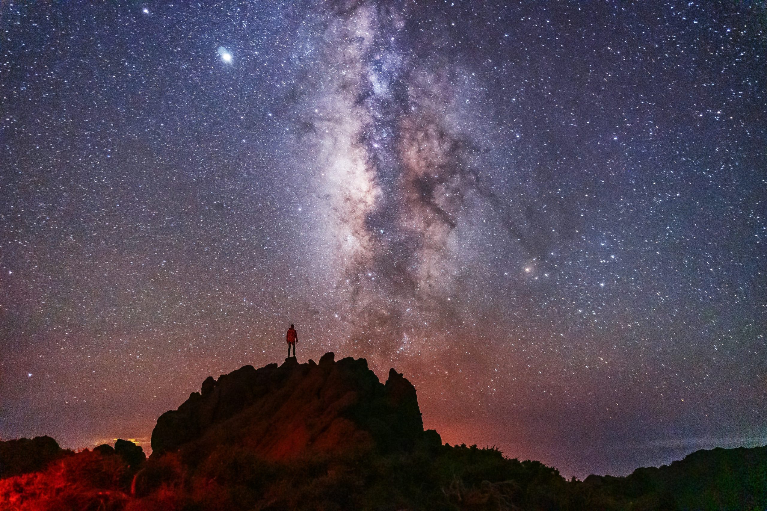 Milky Way in Caldera de Taburiente Natural Park, La Palma, Canary Islands