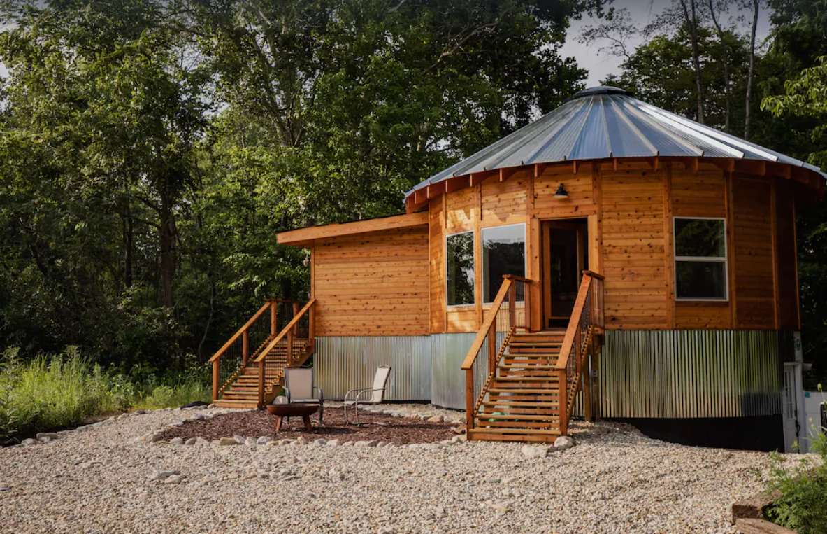 A unique place between the woods and prairie grass