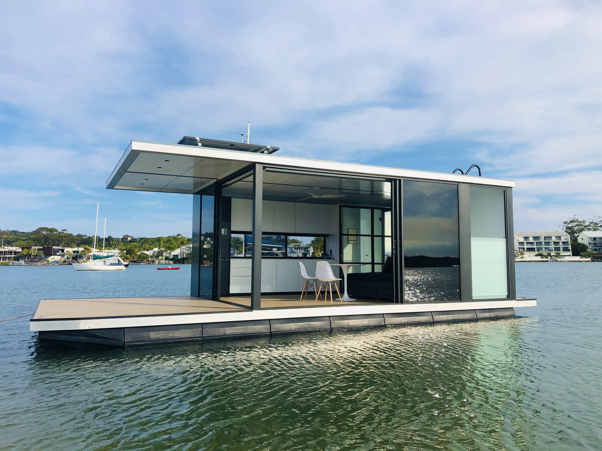 Floating Oasis on the water