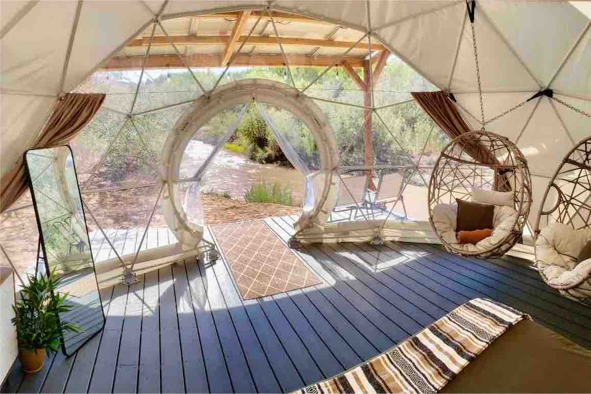 Dreamy Desert Dome w/ Pellet Stove Heat Near Zion