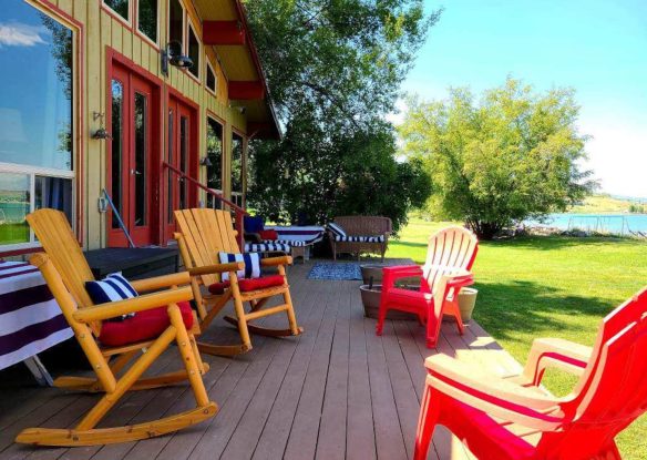 outdoor patio with seating