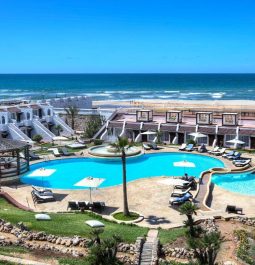 outdoor pool area at Casablanca Le Lido Thalasso & Spa