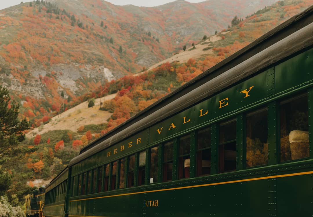 Scenic fall ride on the Heber Valley Railroad