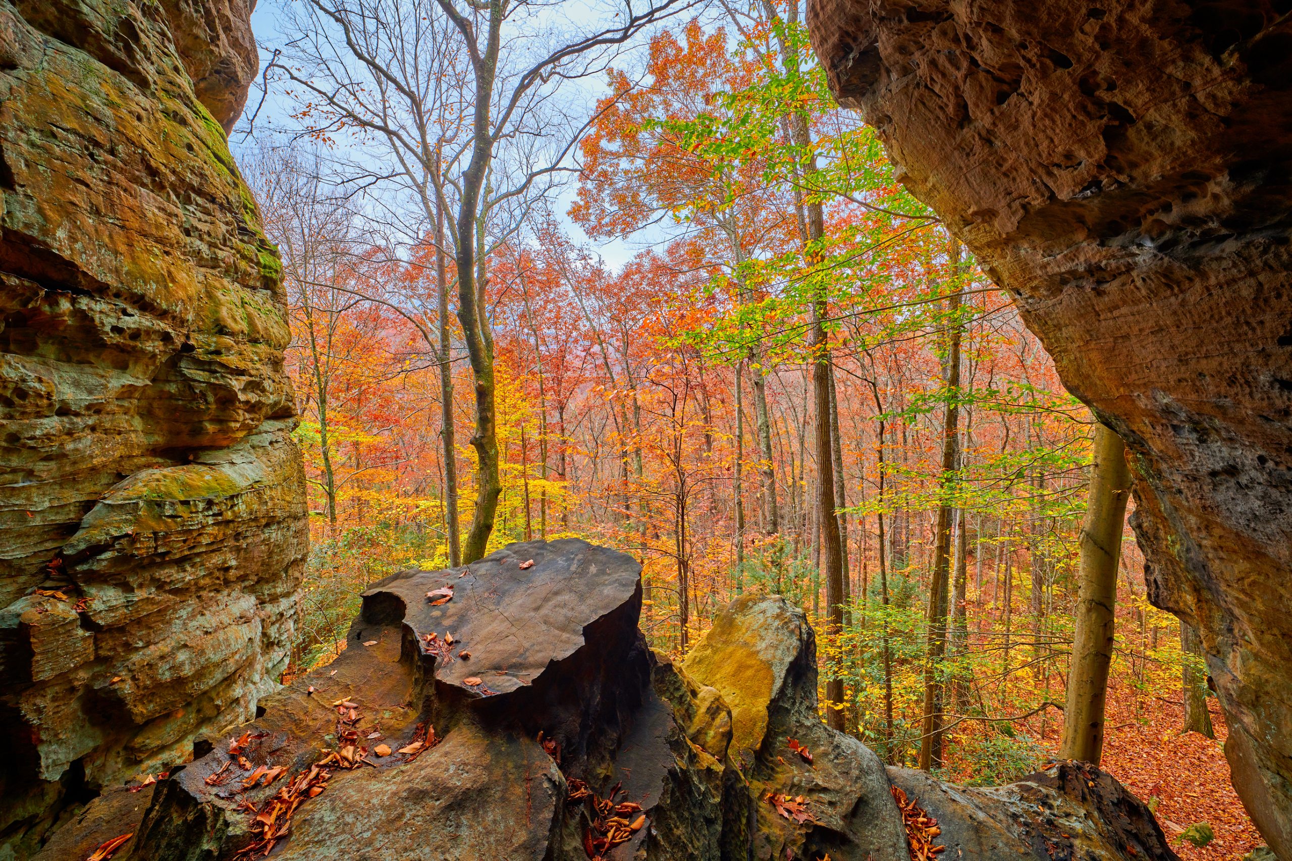 Crack in the Rocks, Kentucky