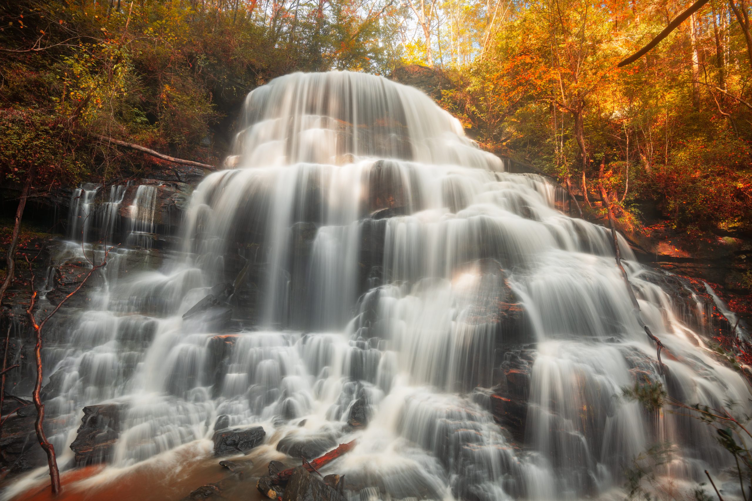 Yellow Branch Falls in Walhalla, South Carolina,