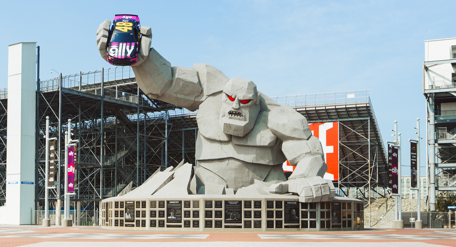 Miles the Monster at Dover Speedway, Delaware