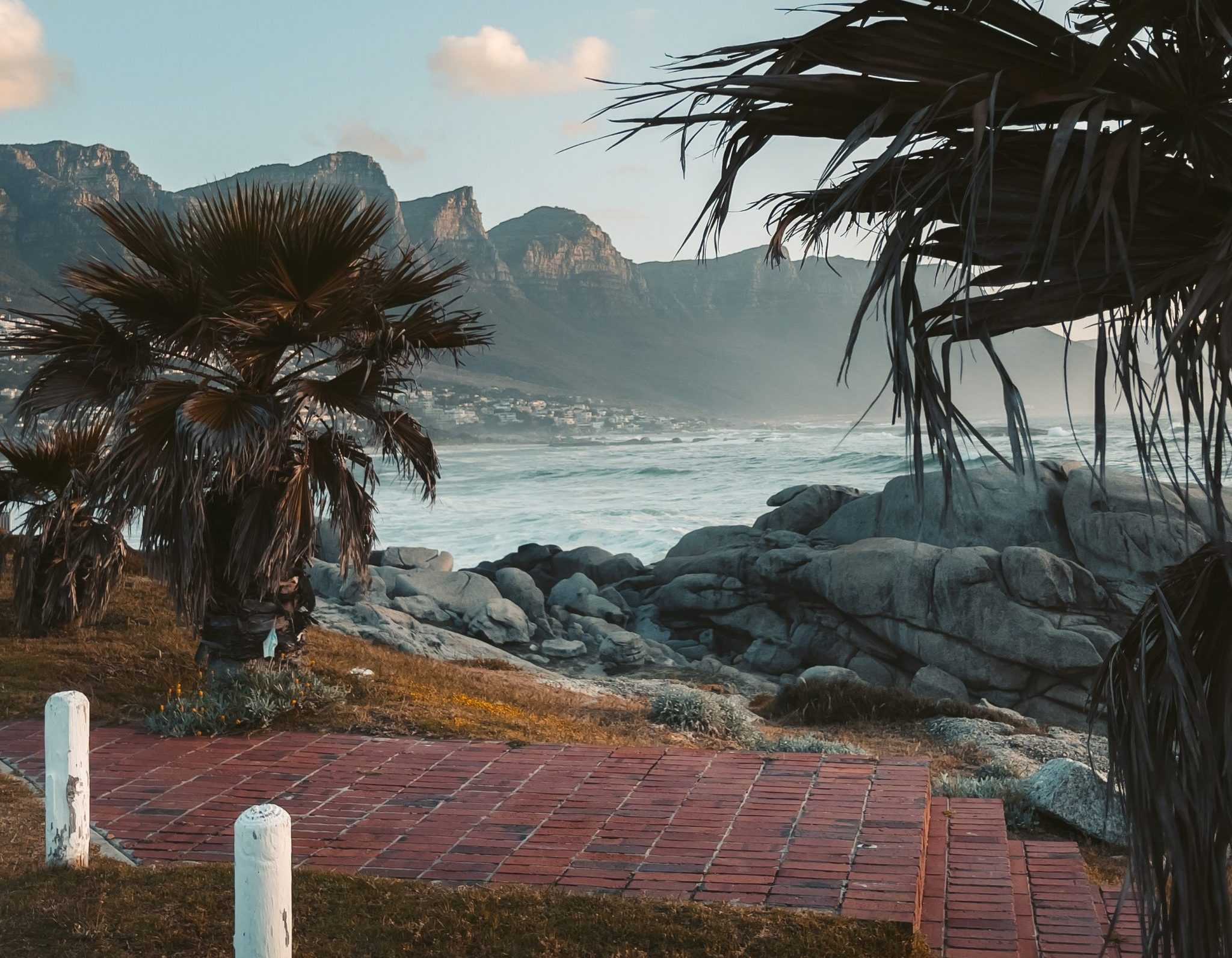 Nature views at Camps Bay Beach, Cape Town, South Africa