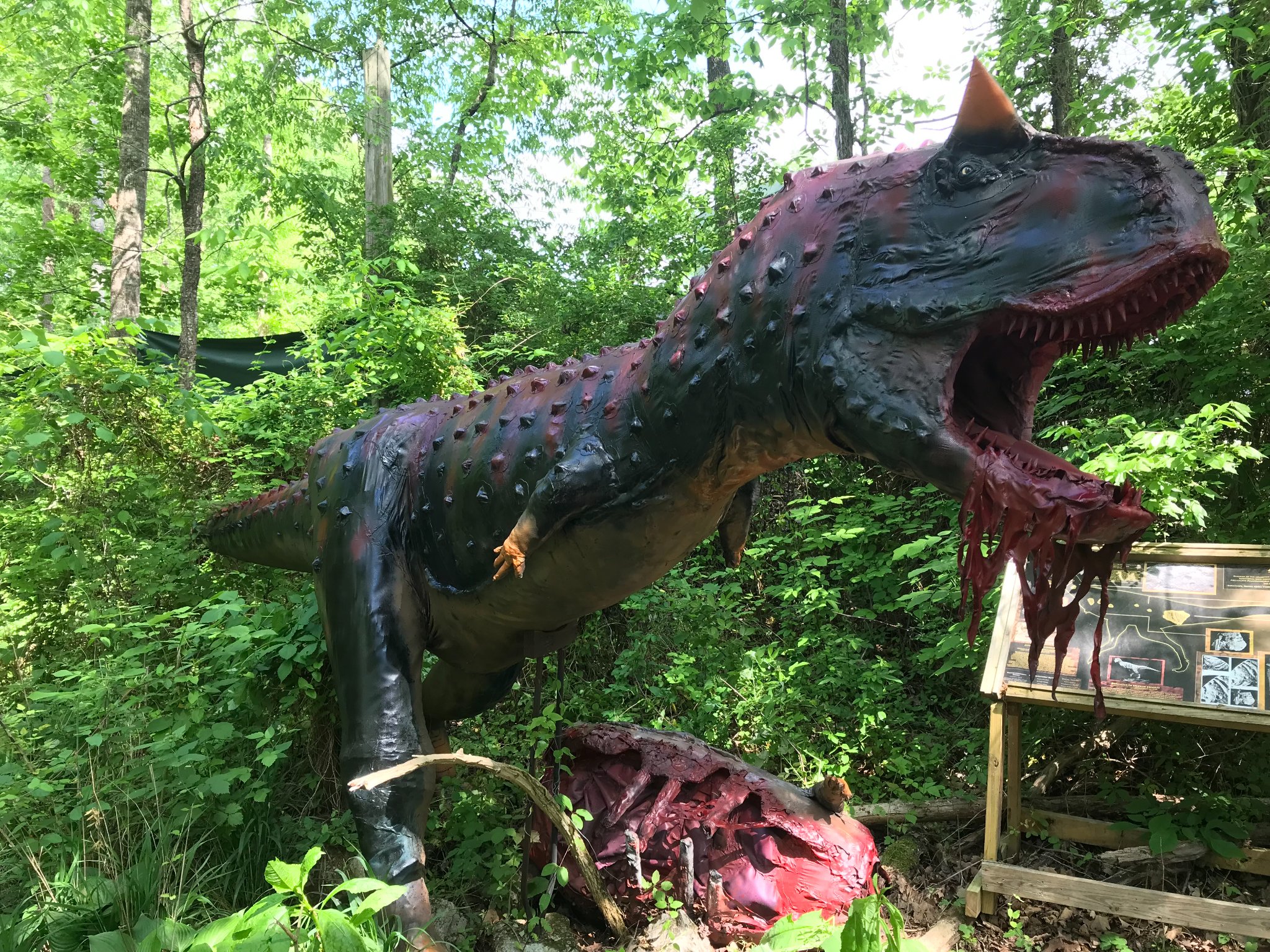 Backyard Terrors Dinosaur Park, Bluff City, Tennessee