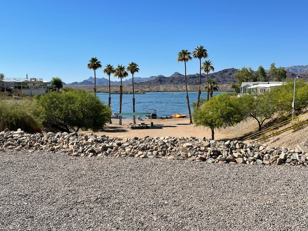 Beautiful lake views from the house