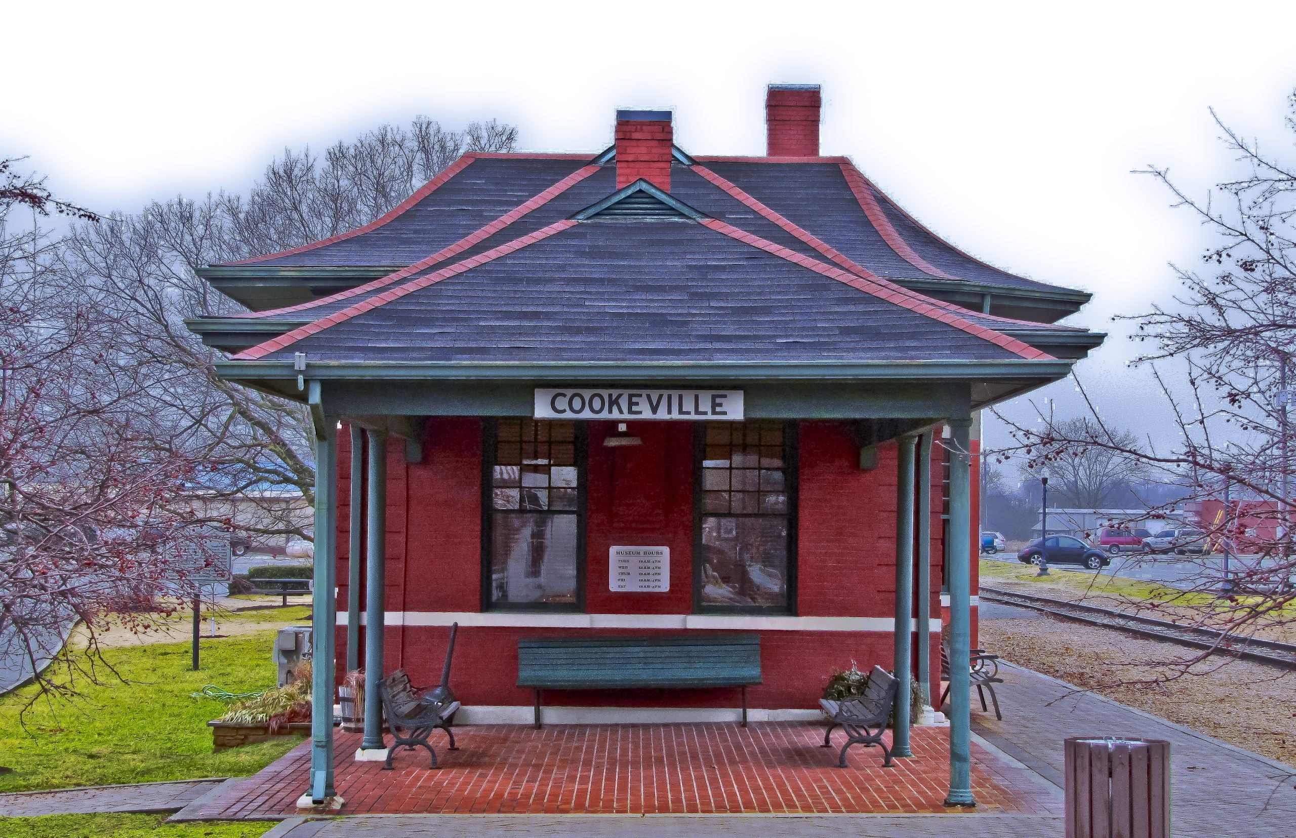 The old train depot in Cookeville, TN