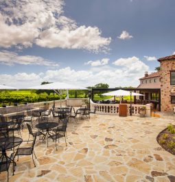 patio at a vineyard