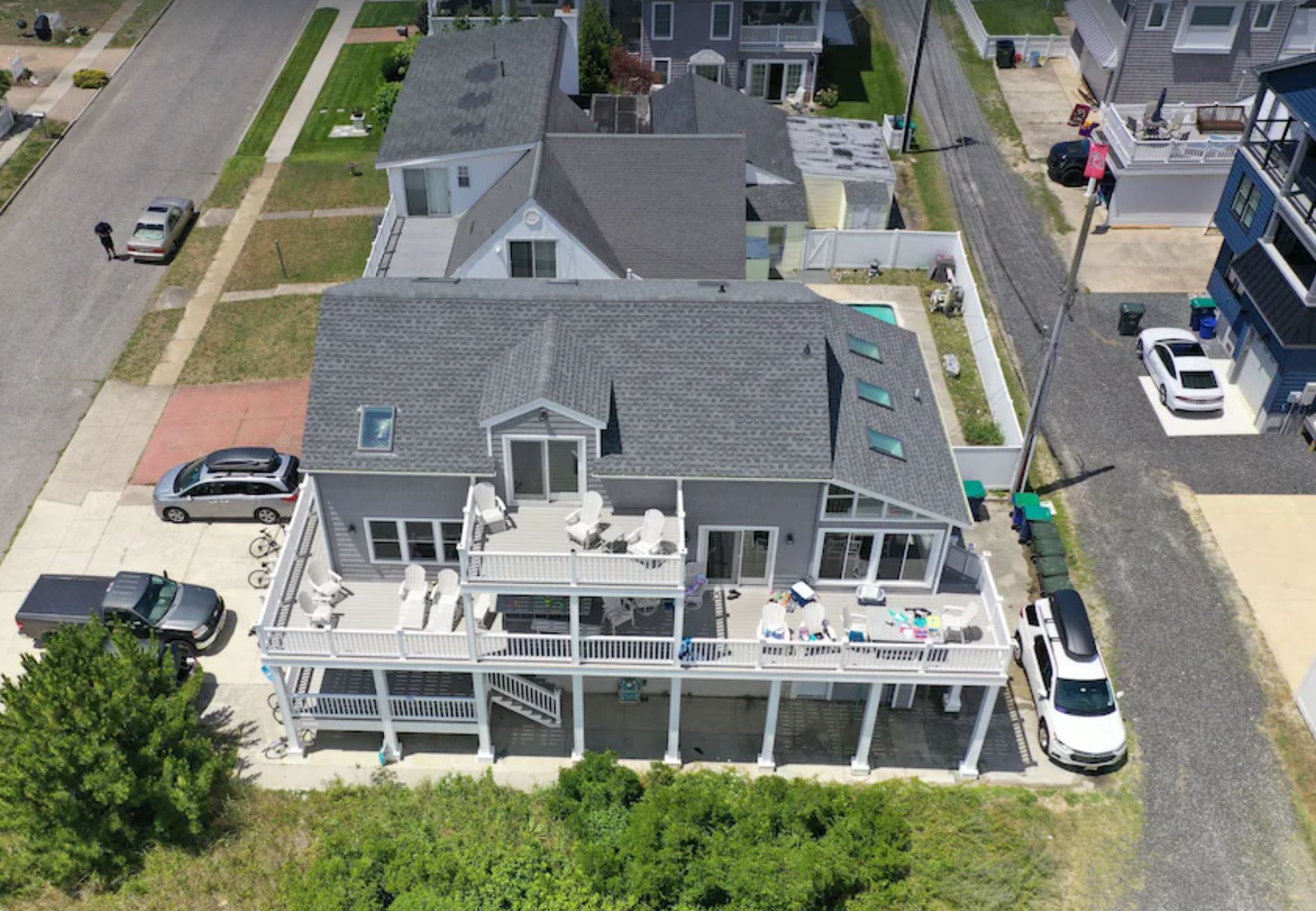 Direct beach access with ocean and beach views