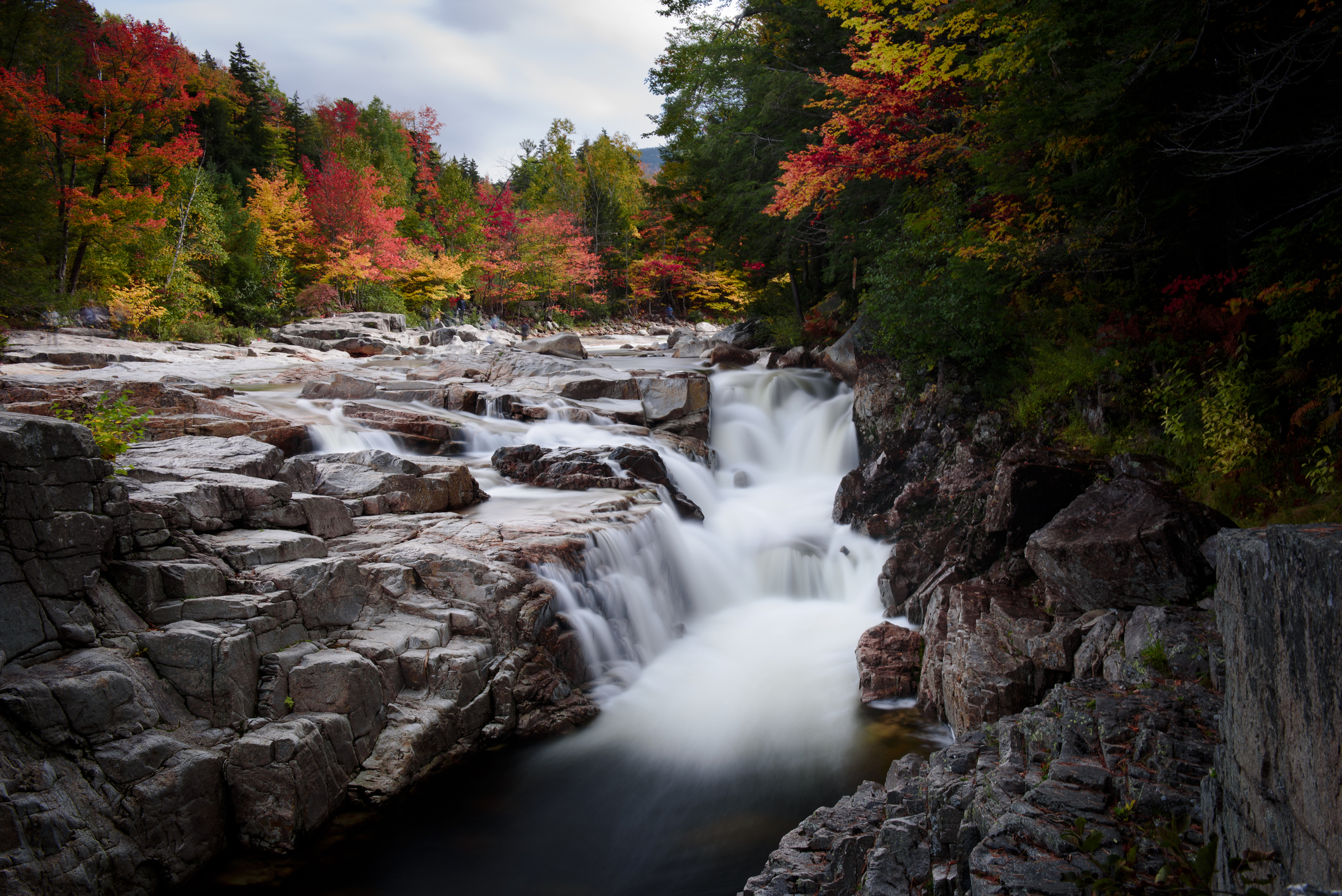 Rocky Gorge Scenic Area during fall foliage season