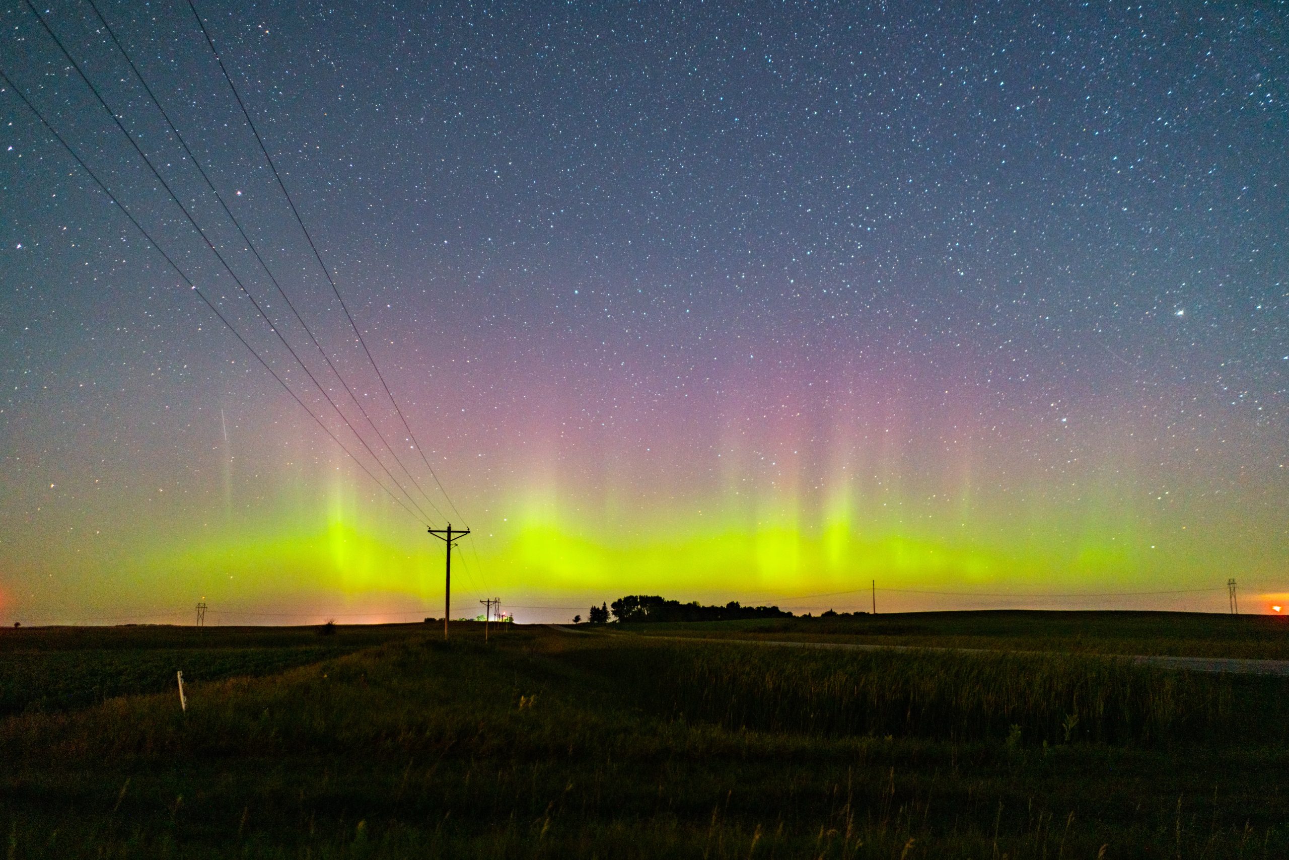 Northern lights in North Dakota