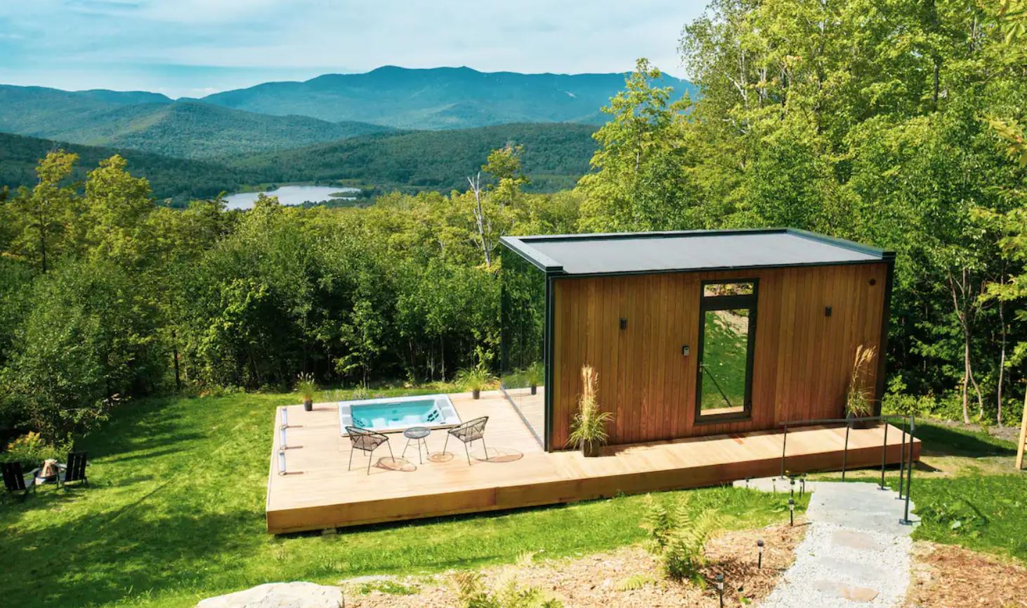 Luxury Glass Tiny House, Warren, Vermont