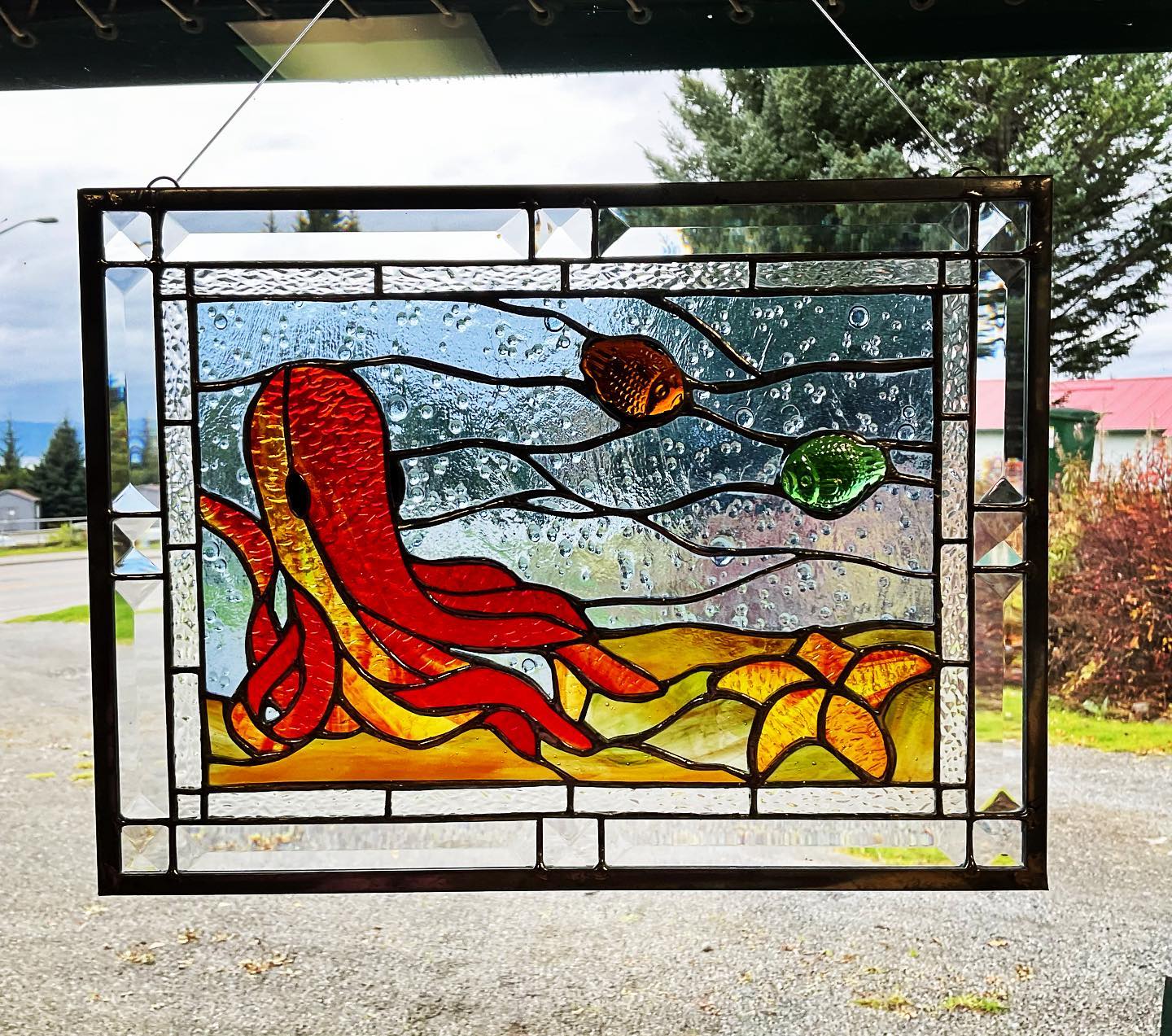 Beautiful stained glass, Art Shop Gallery, Homer, Alaska