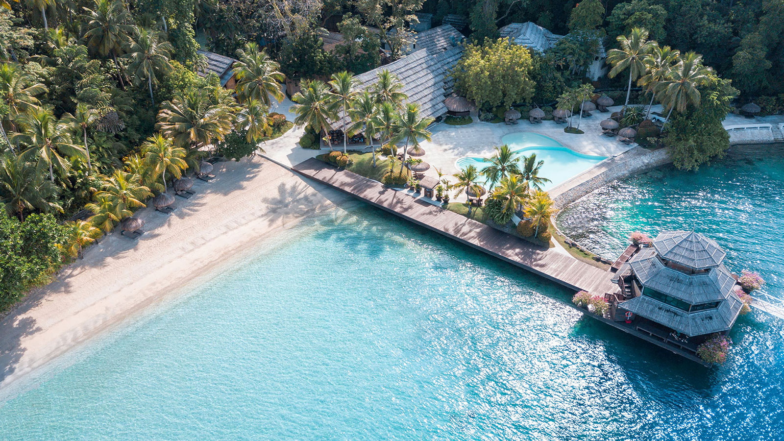 A resort that was once home to a pearl farm