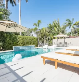 Pool at rental home