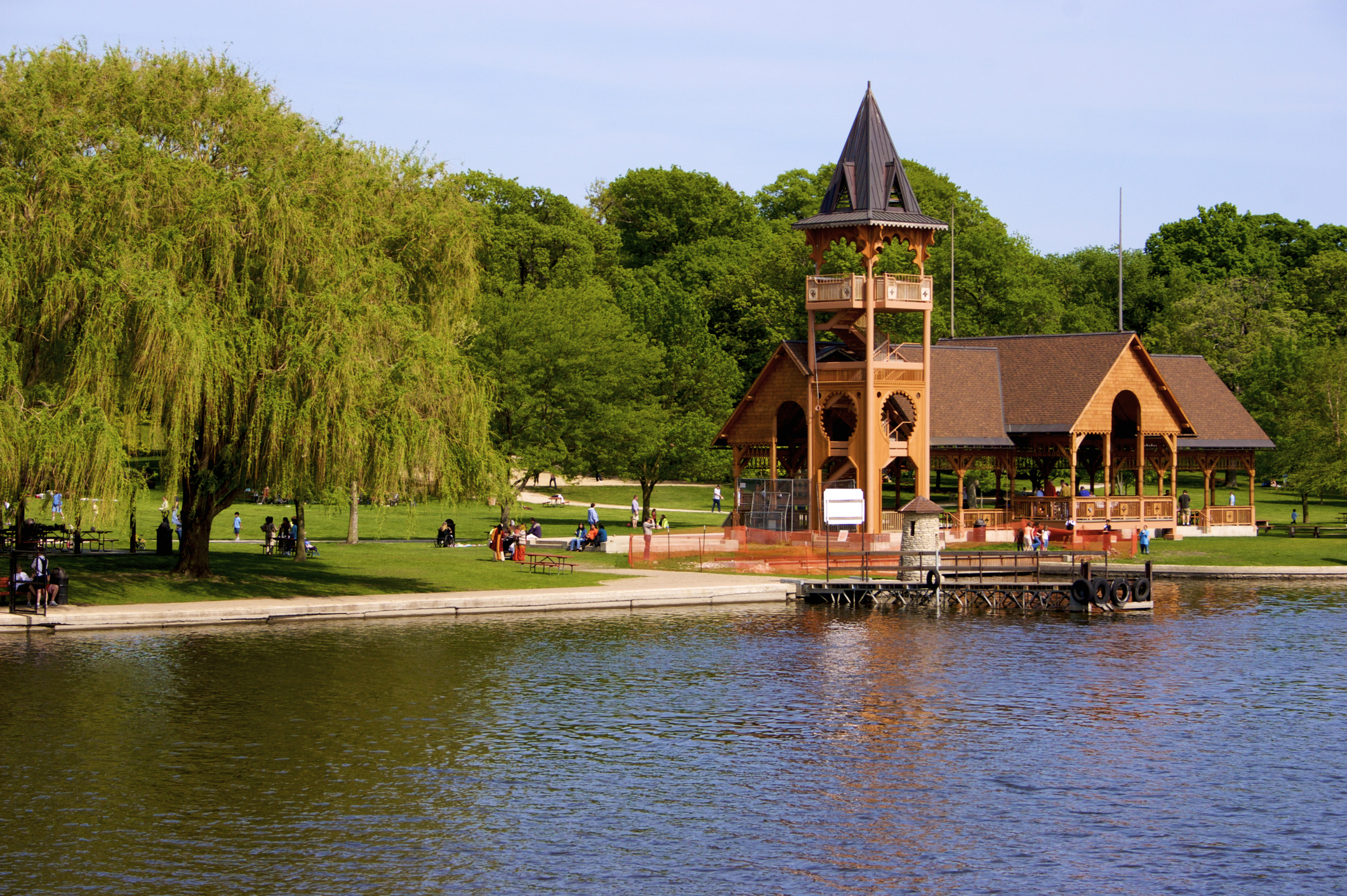 Pottawatomie Park on the Fox River in St. Charles