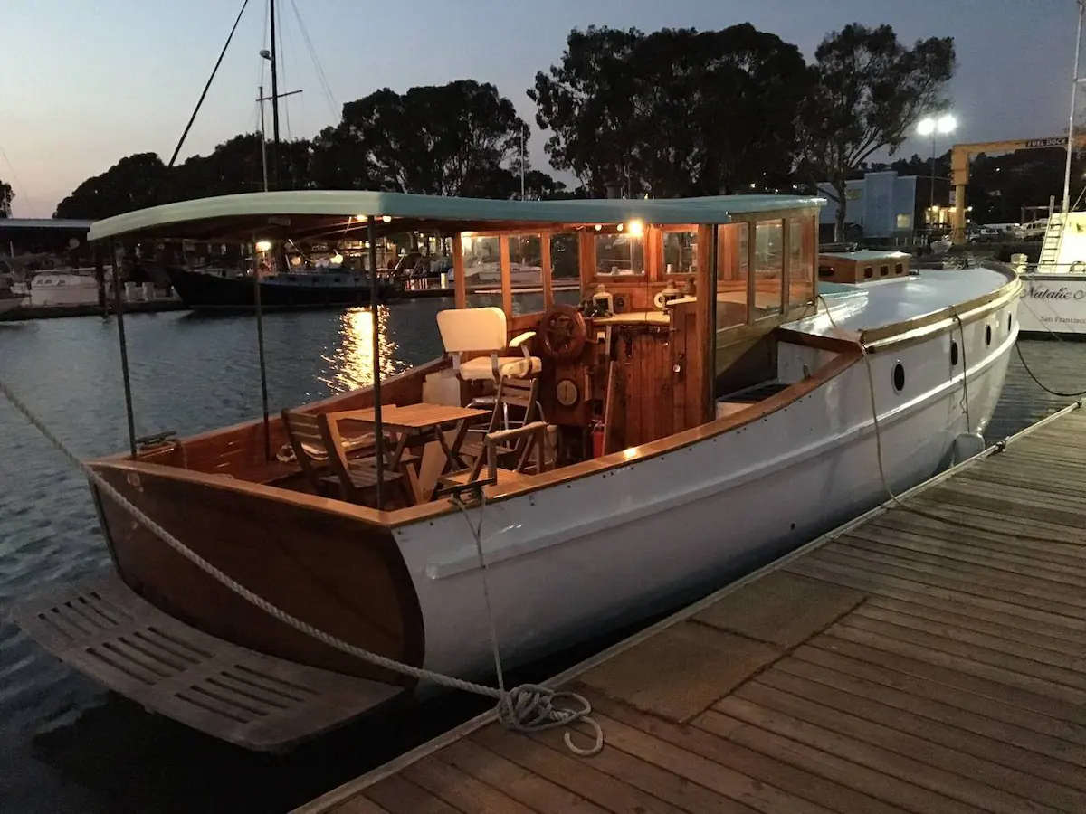 A 100-year-old yacht lovingly restored