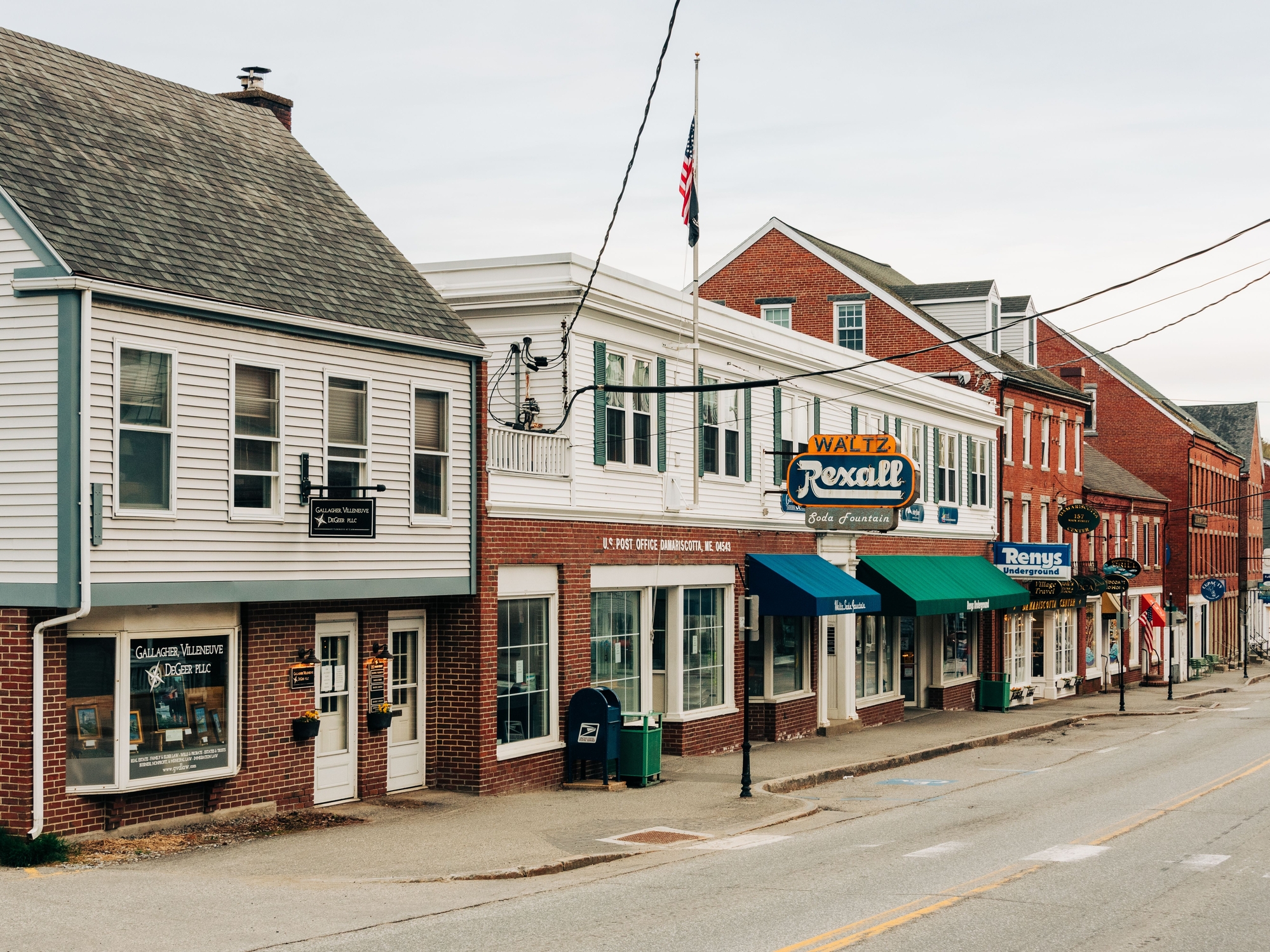 Main Street in downtown Damariscotta