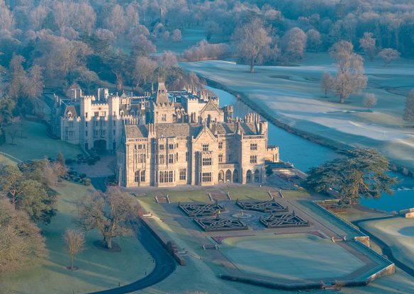 aerial view of Adare Manor Hotel