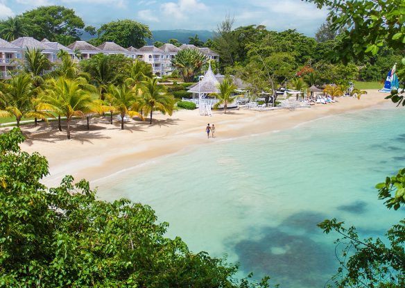 beach view at Couples Sans Souci