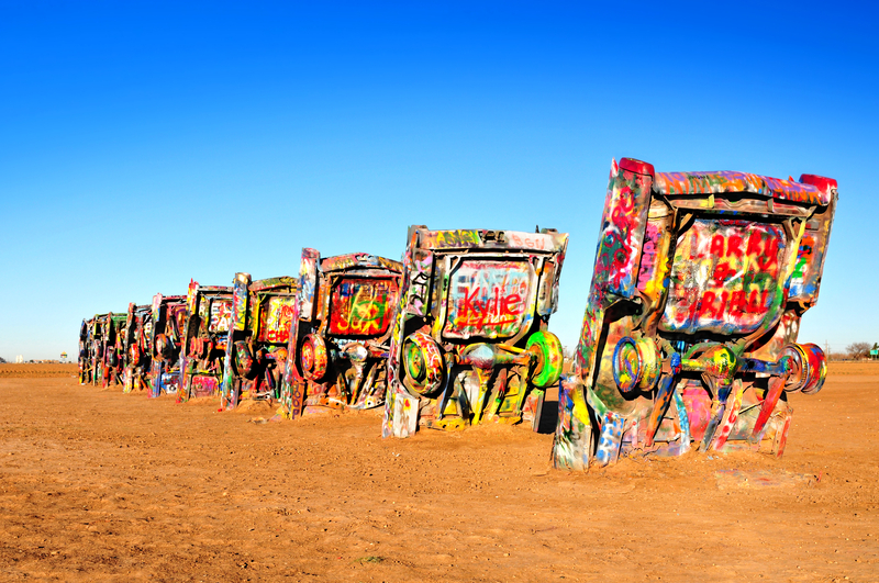 Cadillac Ranch in Amarillo, Texas 