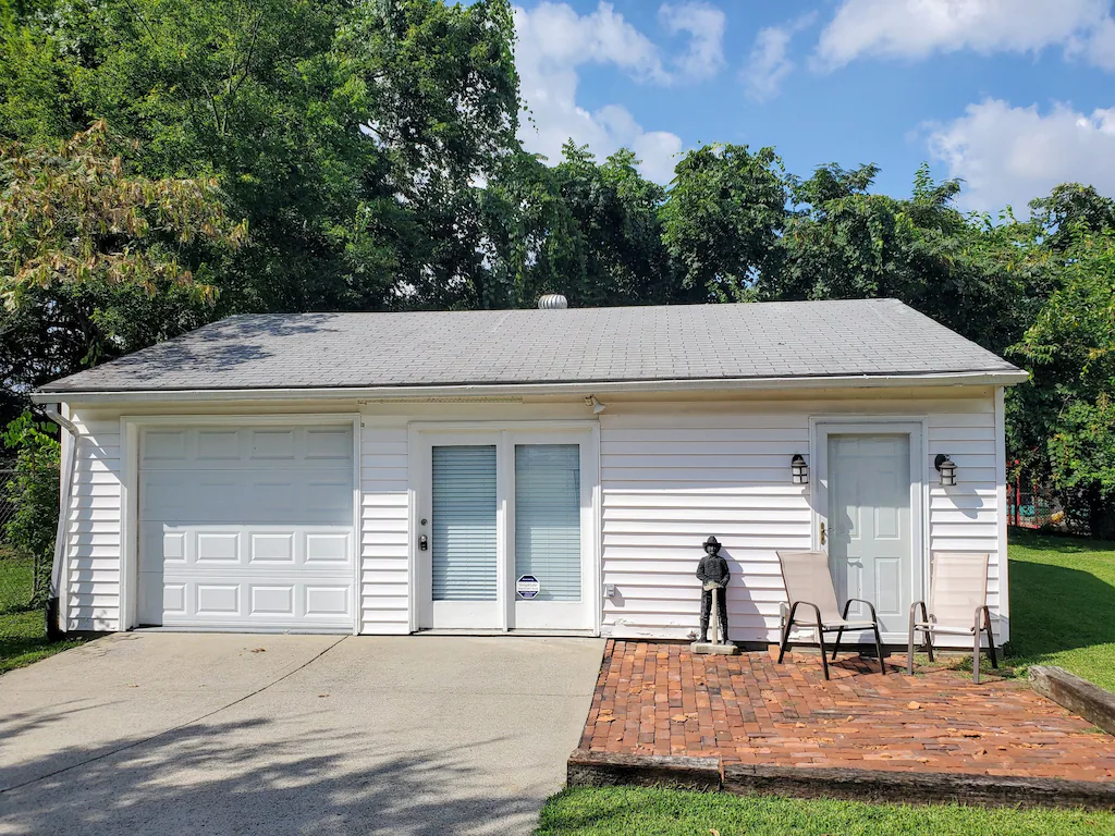 This converted garage is the perfect home away from home