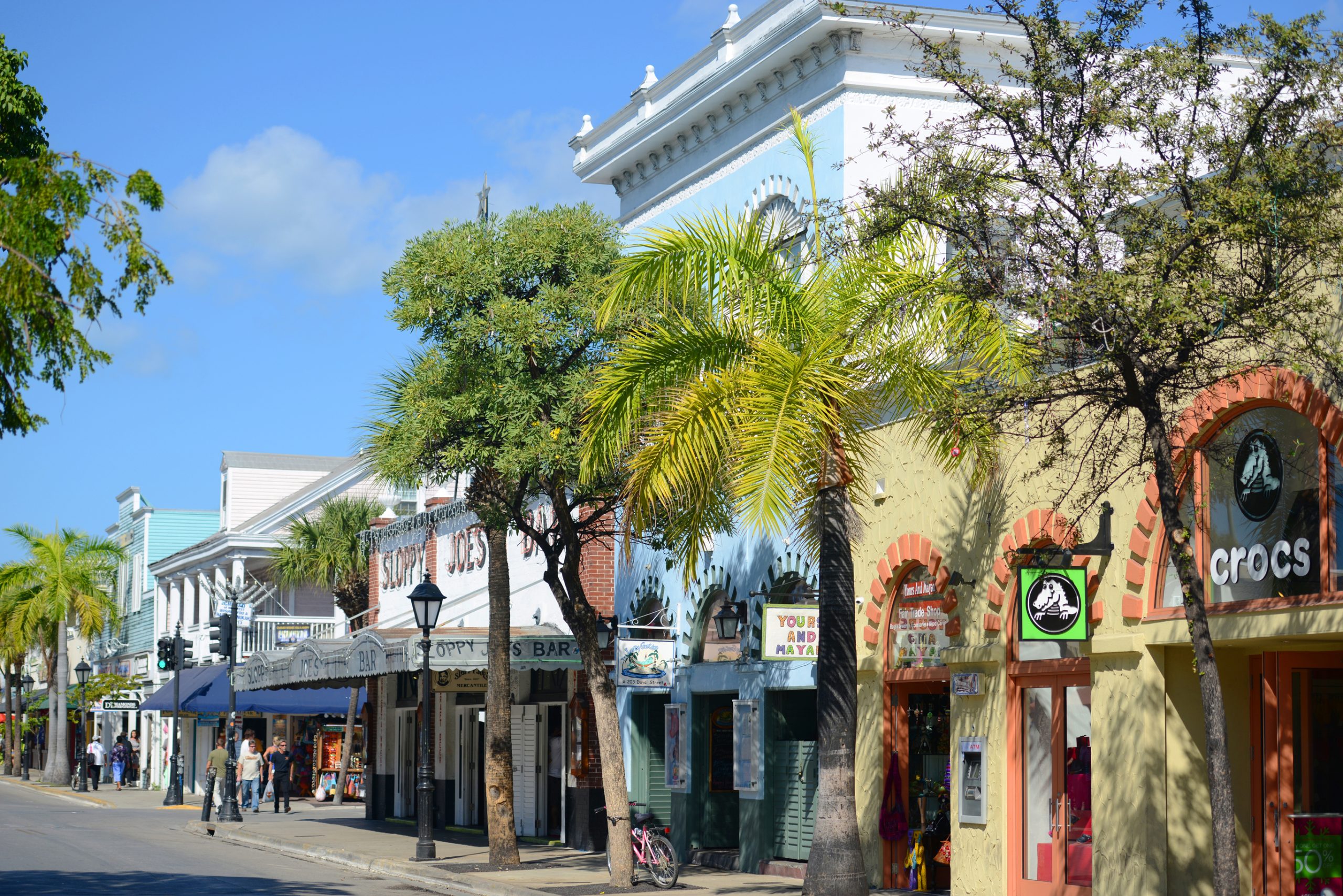 Duval Strip in Key West, Florida