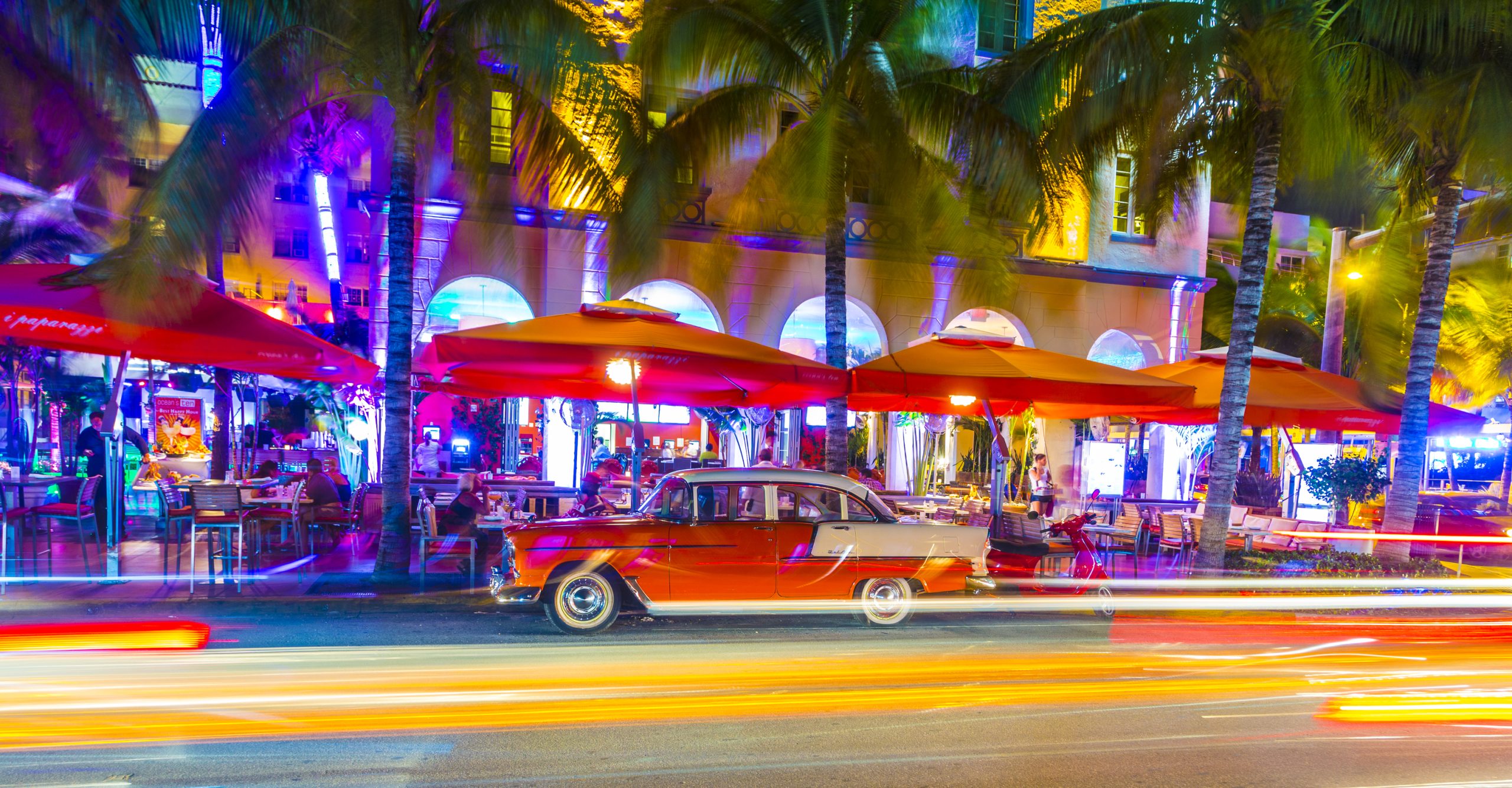 Ocean Drive in Miami, Florida