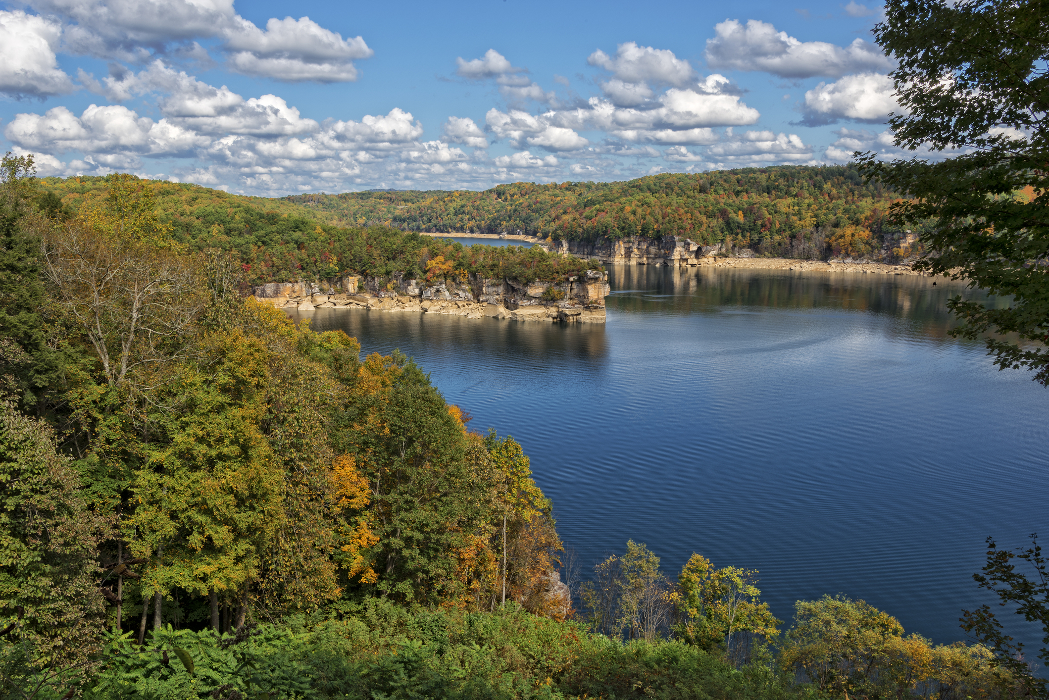 Lake Summersville Overlook in West Virginia